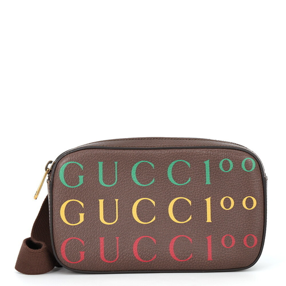 Gucci Body Bag 100th Anniversary 602695 GUCCI Belt Waist Pouch Handbag